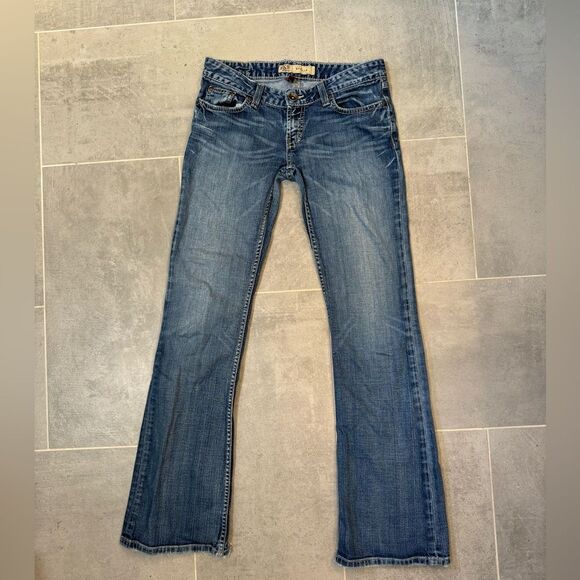 BKE Stella Low Rise Boot Cut Jeans - Size 28 x 31.5 stated (actual 32 x 32.5) - Picture 1 of 13